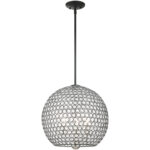 45723-04 3 Light Black Pendant-Lighting LumensPendant Lights