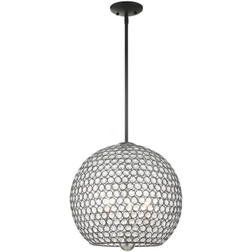 45723-04 3 Light Black Pendant-Lighting LumensPendant Lights