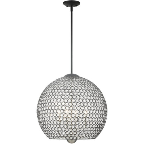 45724-04 4 Light Black Pendant-Lighting LumensPendant Lights