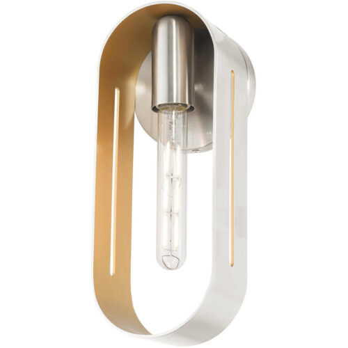 45762-91 1 Light Brushed Nickel ADA Single Sconce-Lighting LumensWall Sconces