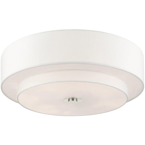 45799-91 6 Light Brushed Nickel Semi Flush-Lighting LumensSemi Flush