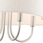 45806-91 4 Light Brushed Nickel Chandelier-Lighting LumensChandeliers