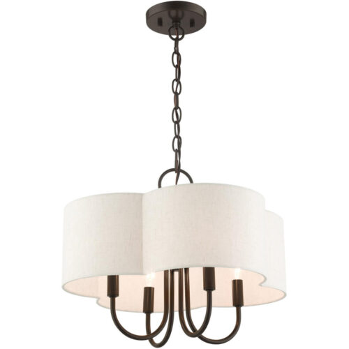 45806-92 4 Light English Bronze  Chandelier-Lighting LumensChandeliers