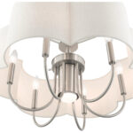 45807-91 7 Light  Brushed Nickel Chandelier-Lighting LumensChandeliers