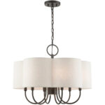 45807-92 7 Light  English Bronze Chandelier-Lighting LumensChandeliers