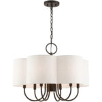 45807-92 7 Light  English Bronze Chandelier-Lighting LumensChandeliers