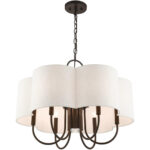 45807-92 7 Light  English Bronze Chandelier-Lighting LumensChandeliers