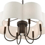 45807-92 7 Light  English Bronze Chandelier-Lighting LumensChandeliers