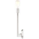 5.125 inch 1 Light Brushed Nickel Wall Sconce with Steel base material-Lighting LumensWall Sconces