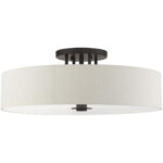 45848-92 6 Light English Bronze Semi Flush-Lighting LumensSemi Flush