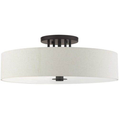 45848-92 6 Light English Bronze Semi Flush-Lighting LumensSemi Flush