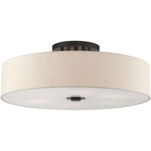 45848-92 6 Light English Bronze Semi Flush-Lighting LumensSemi Flush