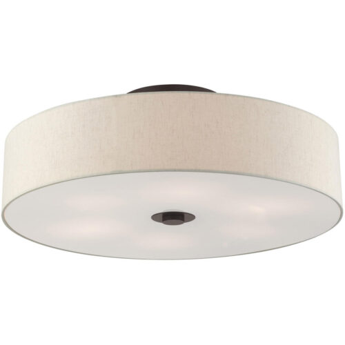 45848-92 6 Light English Bronze Semi Flush-Lighting LumensSemi Flush