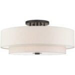 45849-92 6 Light English Bronze Semi Flush-Lighting LumensSemi Flush