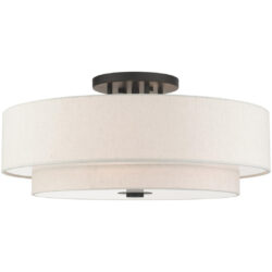 45849-92 6 Light English Bronze Semi Flush-Lighting LumensSemi Flush