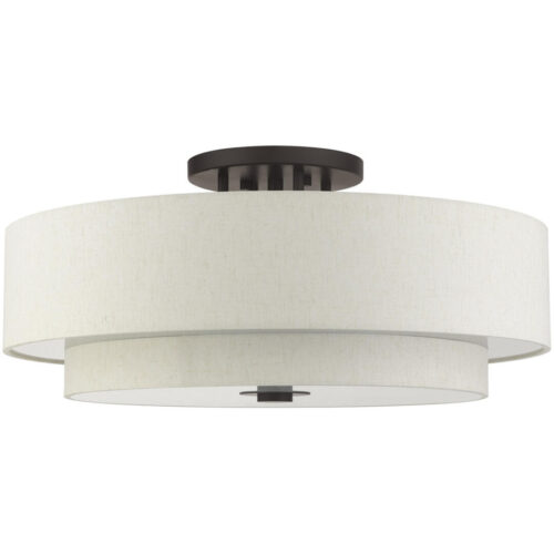 45849-92 6 Light English Bronze Semi Flush-Lighting LumensSemi Flush