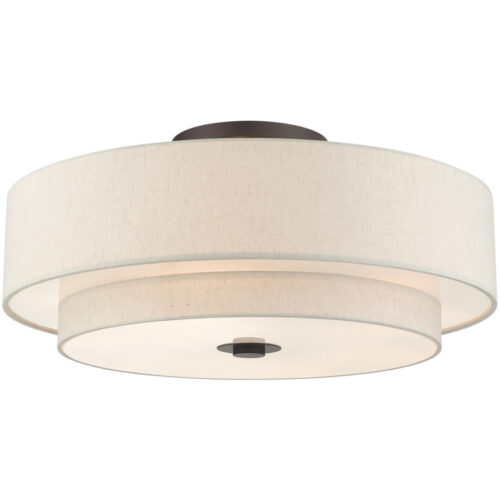 45849-92 6 Light English Bronze Semi Flush-Lighting LumensSemi Flush