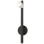 45861-04 1 Light Black Wall Sconce-Lighting LumensWall Sconces