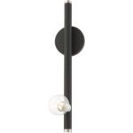 45861-04 1 Light Black Wall Sconce-Lighting LumensWall Sconces