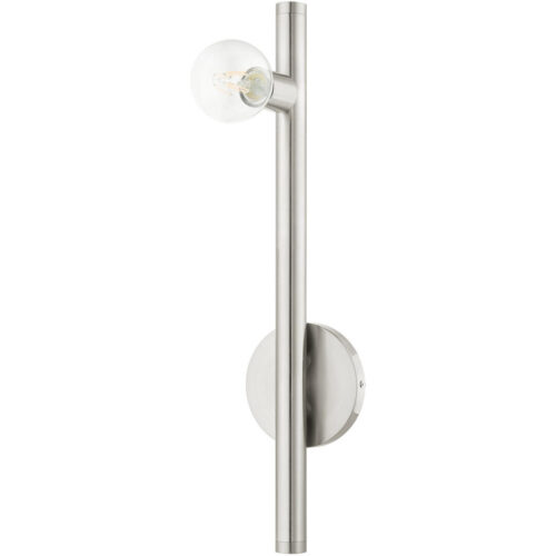 45861-91 1 Light Brushed Nickel Wall Sconce-Lighting LumensWall Sconces