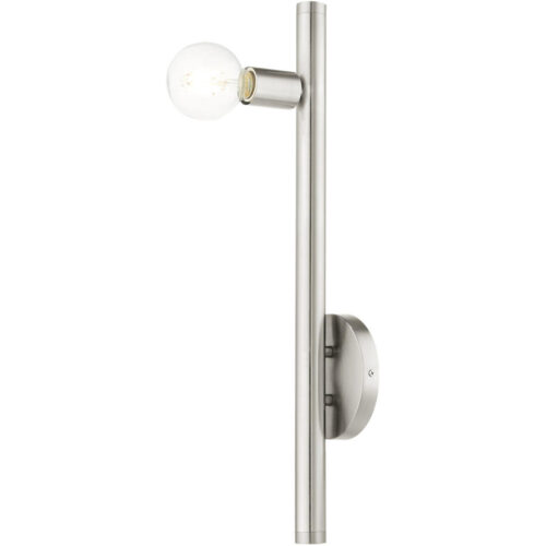 45861-91 1 Light Brushed Nickel Wall Sconce-Lighting LumensWall Sconces