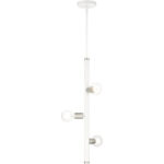 45863-03 3 Light White Pendant-Lighting LumensPendant Lights