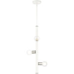 45863-03 3 Light White Pendant-Lighting LumensPendant Lights