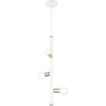 45863-03 3 Light White Pendant-Lighting LumensPendant Lights