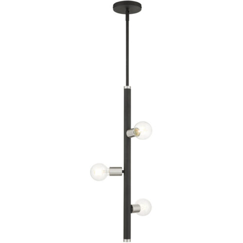 45863-04 3 Light Black Pendant-Lighting LumensPendant Lights