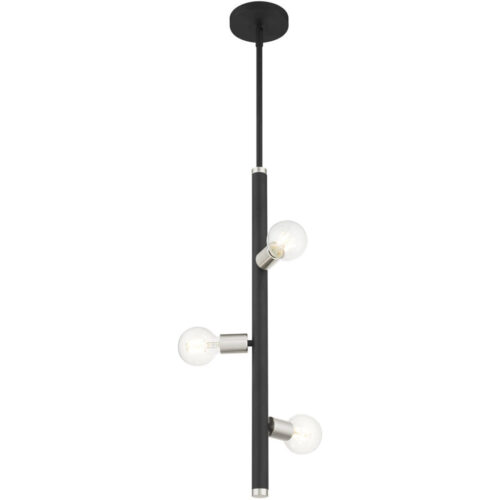 45863-04 3 Light Black Pendant-Lighting LumensPendant Lights