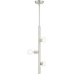 45863-91 3 Light Brushed Nickel Pendant-Lighting LumensPendant Lights