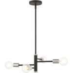 45864-04 4 Light Black Chandelier-Lighting LumensChandeliers