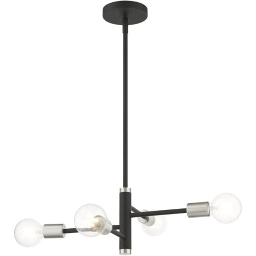 45864-04 4 Light Black Chandelier-Lighting LumensChandeliers