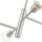 45864-91 4 Light Brushed Nickel Chandelier-Lighting LumensChandeliers