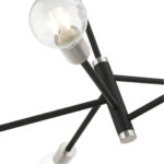 45865-04 5 Light Black Chandelier-Lighting LumensChandeliers