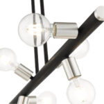 45866-04 6 Light Black Linear Chandelier-Lighting LumensChandeliers