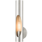 45891-91 1 Light Brushed Nickel ADA Single Sconce-Lighting LumensWall Sconces