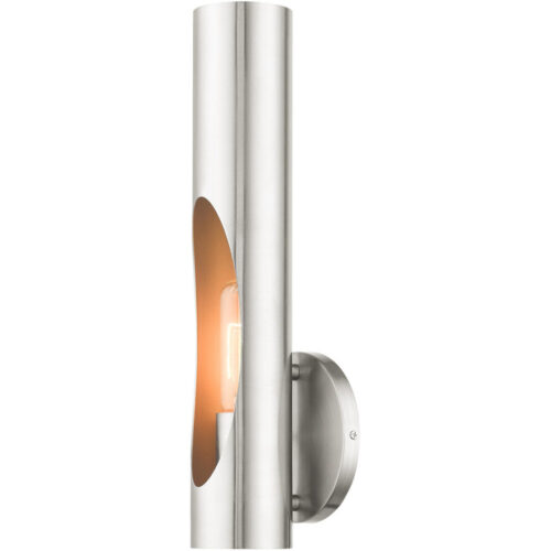 45891-91 1 Light Brushed Nickel ADA Single Sconce-Lighting LumensWall Sconces