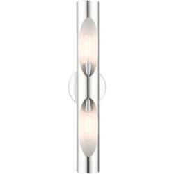 45892-05 2 Light Polished Chrome ADA Sconce-Lighting LumensWall Sconces