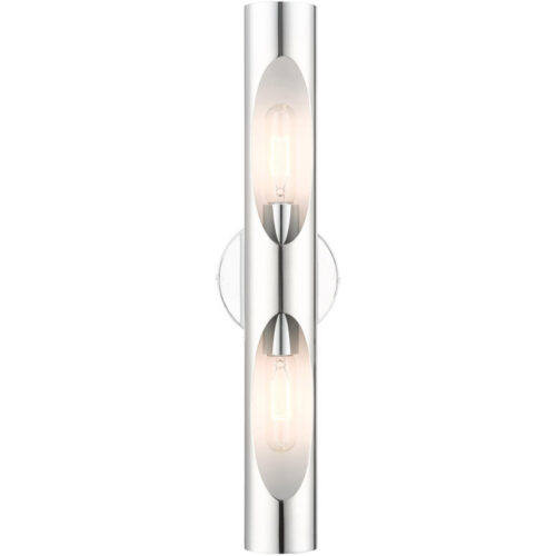 45892-05 2 Light Polished Chrome ADA Sconce-Lighting LumensWall Sconces