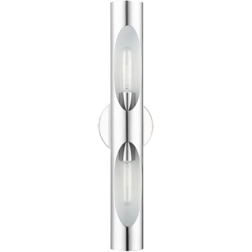 45892-05 2 Light Polished Chrome ADA Sconce-Lighting LumensWall Sconces