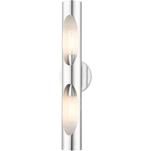 45892-05 2 Light Polished Chrome ADA Sconce-Lighting LumensWall Sconces