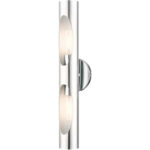 45892-05 2 Light Polished Chrome ADA Sconce-Lighting LumensWall Sconces