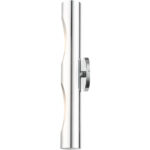 45892-05 2 Light Polished Chrome ADA Sconce-Lighting LumensWall Sconces