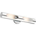 45892-05 2 Light Polished Chrome ADA Sconce-Lighting LumensWall Sconces