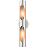 45892-91 2 Light Brushed Nickel ADA Sconce-Lighting LumensWall Sconces