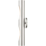 45892-91 2 Light Brushed Nickel ADA Sconce-Lighting LumensWall Sconces