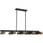 45898-04 10 Light Black Linear Chandelier-Lighting LumensChandeliers