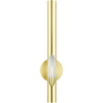 45911-12 1 Light Satin Brass  ADA Single Sconce-Lighting LumensWall Sconces