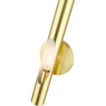 45911-12 1 Light Satin Brass  ADA Single Sconce-Lighting LumensWall Sconces